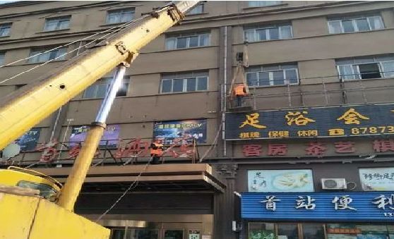 安陆安装较高的门店招牌有什么好的方法？